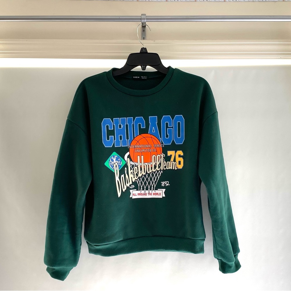 Letter Graphic Drop Shoulder Sweatshirt